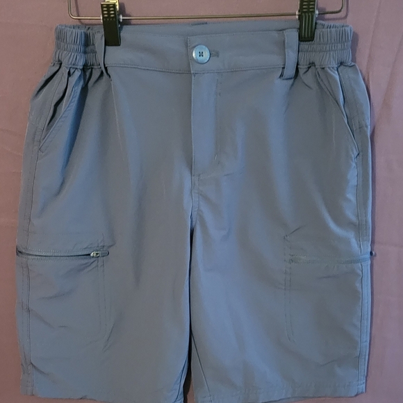 Womens Navy Cargo Golf/ Hiking Shorts 9 In Inseam. Quickdry. - Picture 1 of 4